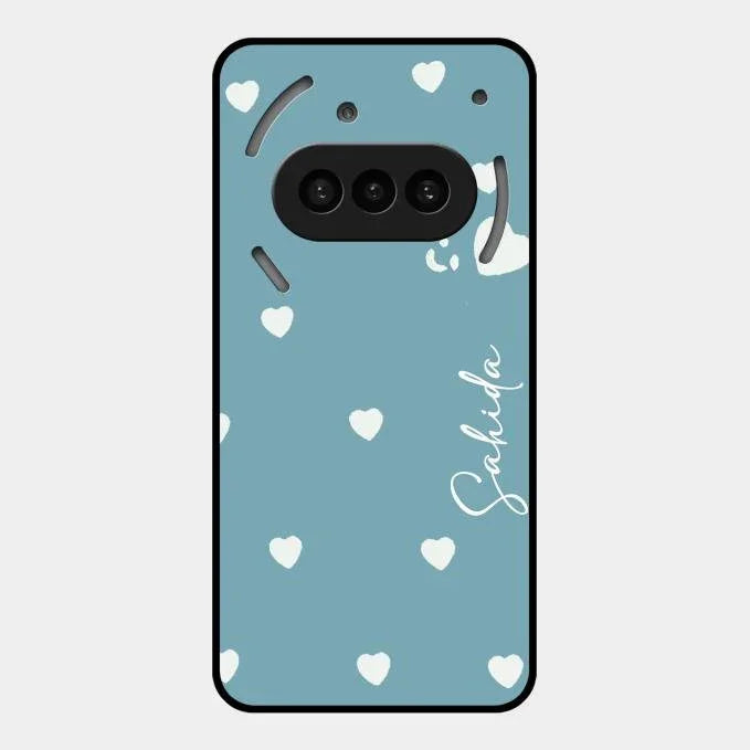 Be Loved Glossy Customised Metal Case Cover Sky Blue For Nothing Phone 3A 5G