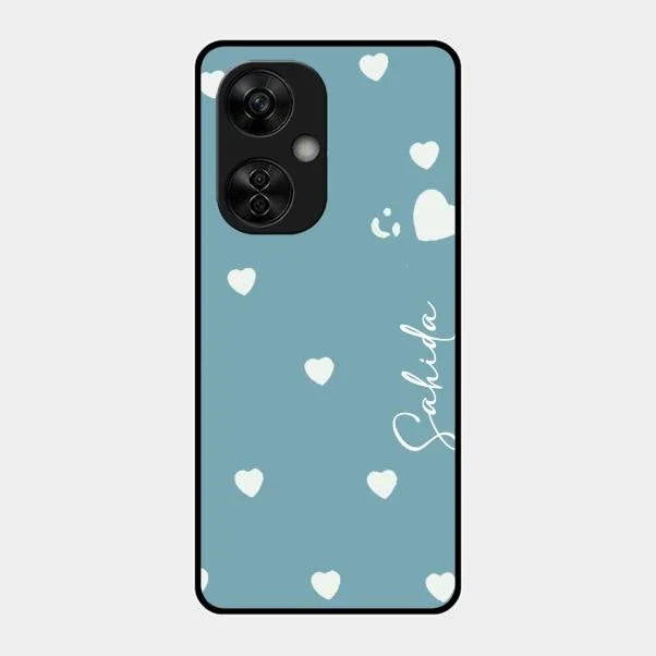 Be Loved Glossy Customised Metal Case Cover Sky Blue For Oneplus Nord Ce 3 Lite 5G