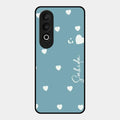 Be Loved Glossy Customised Metal Case Cover Sky Blue For Oneplus Nord Ce 4 5G