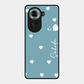 Be Loved Glossy Customised Metal Case Cover Sky Blue For Oppo Reno 11 5G