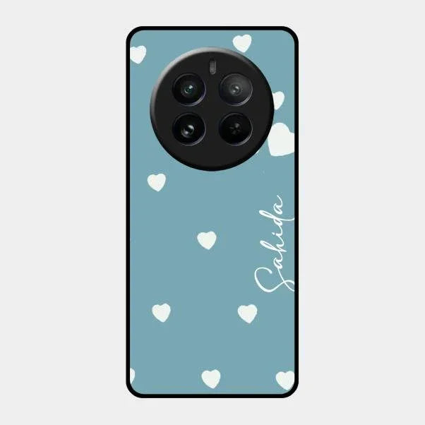 Be Loved Glossy Customised Metal Case Cover Sky Blue For Realme 12 Pro 5G