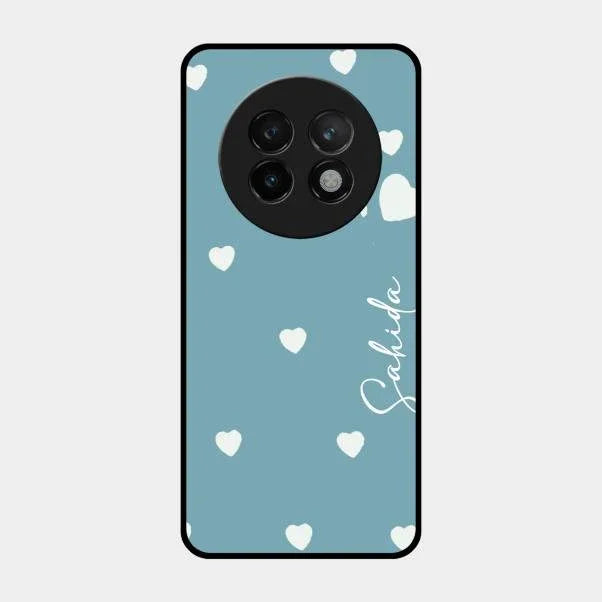 Be Loved Glossy Customised Metal Case Cover Sky Blue For Realme 13 Plus 5G