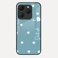 Be Loved Glossy Customised Metal Case Cover Sky Blue For Realme 15T 5G