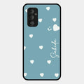 Be Loved Glossy Customised Metal Case Cover Sky Blue For Samsung Galaxy F23 5G