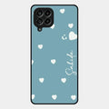 Be Loved Glossy Customised Metal Case Cover Sky Blue For Samsung Galaxy M53 5G