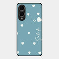 Be Loved Glossy Customised Metal Case Cover Sky Blue For Samsung Galaxy S25 Edge 5G