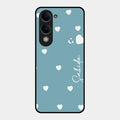 Be Loved Glossy Customised Metal Case Cover Sky Blue For Vivo T4 Lite 5G