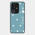 Be Loved Glossy Customised Metal Case Cover Sky Blue For Vivo T4X 5G