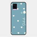 Be Loved Glossy Customised Metal Case Cover Sky Blue For Vivo V20