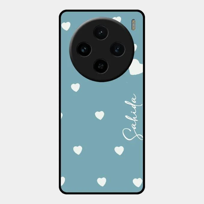Be Loved Glossy Customised Metal Case Cover Sky Blue For Vivo X100 5G