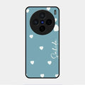 Be Loved Glossy Customised Metal Case Cover Sky Blue For Vivo X200 5G
