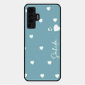 Be Loved Glossy Customised Metal Case Cover Sky Blue For Vivo X50 5G
