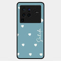 Be Loved Glossy Customised Metal Case Cover Sky Blue For Vivo X80 Pro 5G