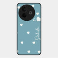 Be Loved Glossy Customised Metal Case Cover Sky Blue For Vivo Y39 5G