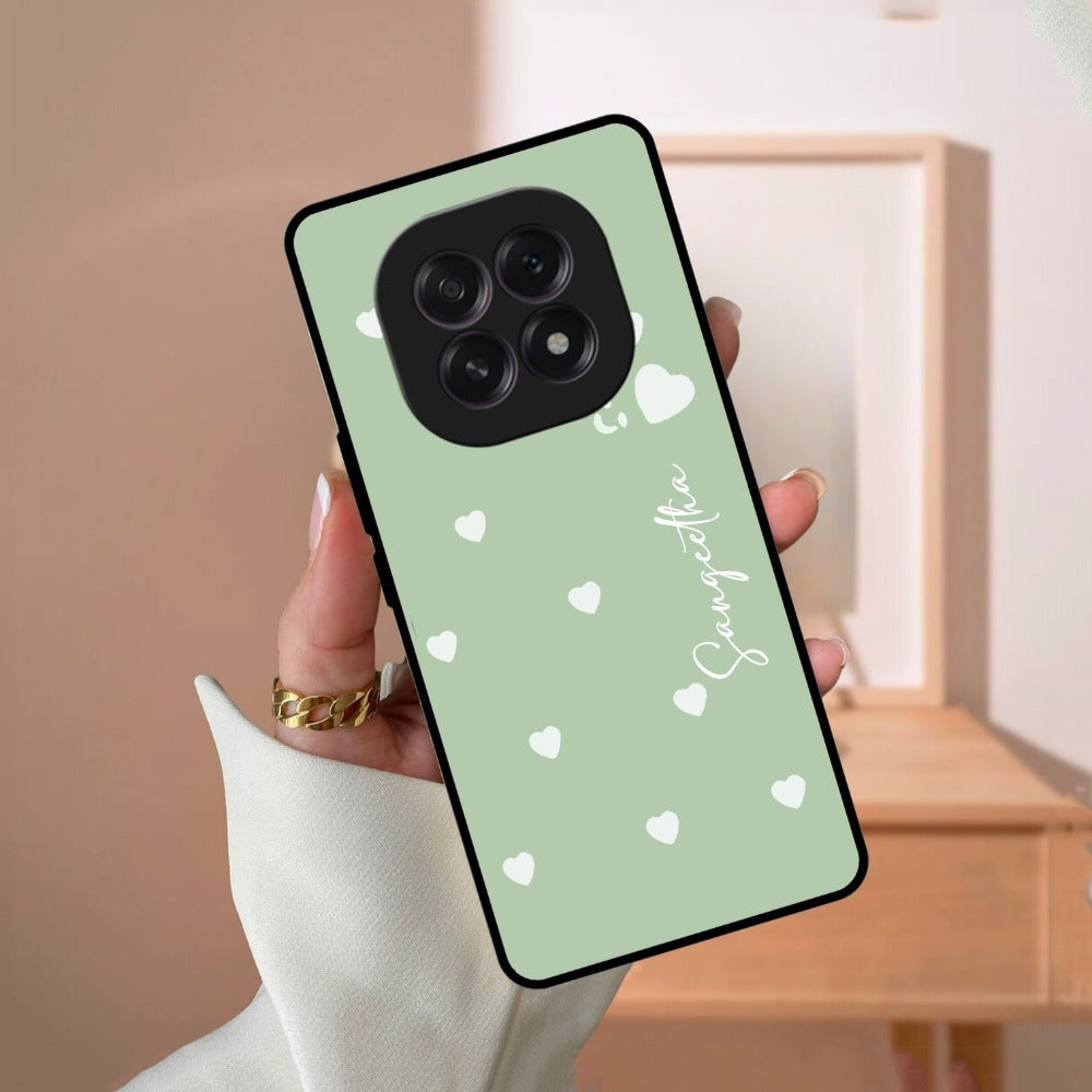 Be Loved Glossy Customized Metal Case Cover Mint Green For Oppo