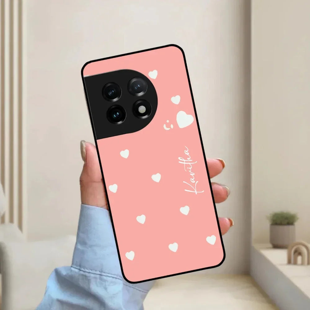 Be Loved Glossy Customized Metal Case Cover Peach For OnePlus - ShopOnCliQ