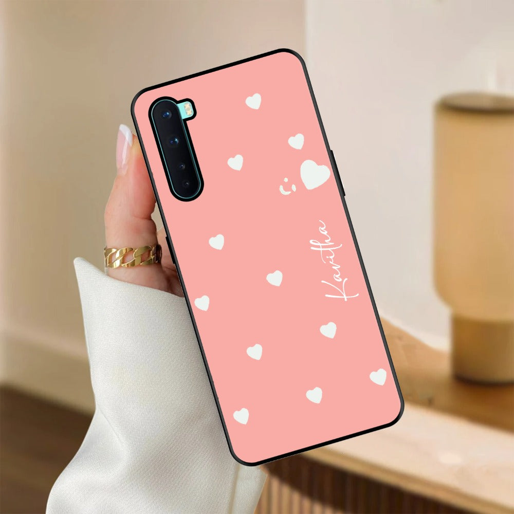Be Loved Glossy Customized Metal Case Cover Peach For OnePlus