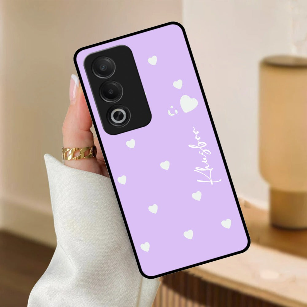 Be Loved Glossy Customized Metal Case Cover Purple For Oppo