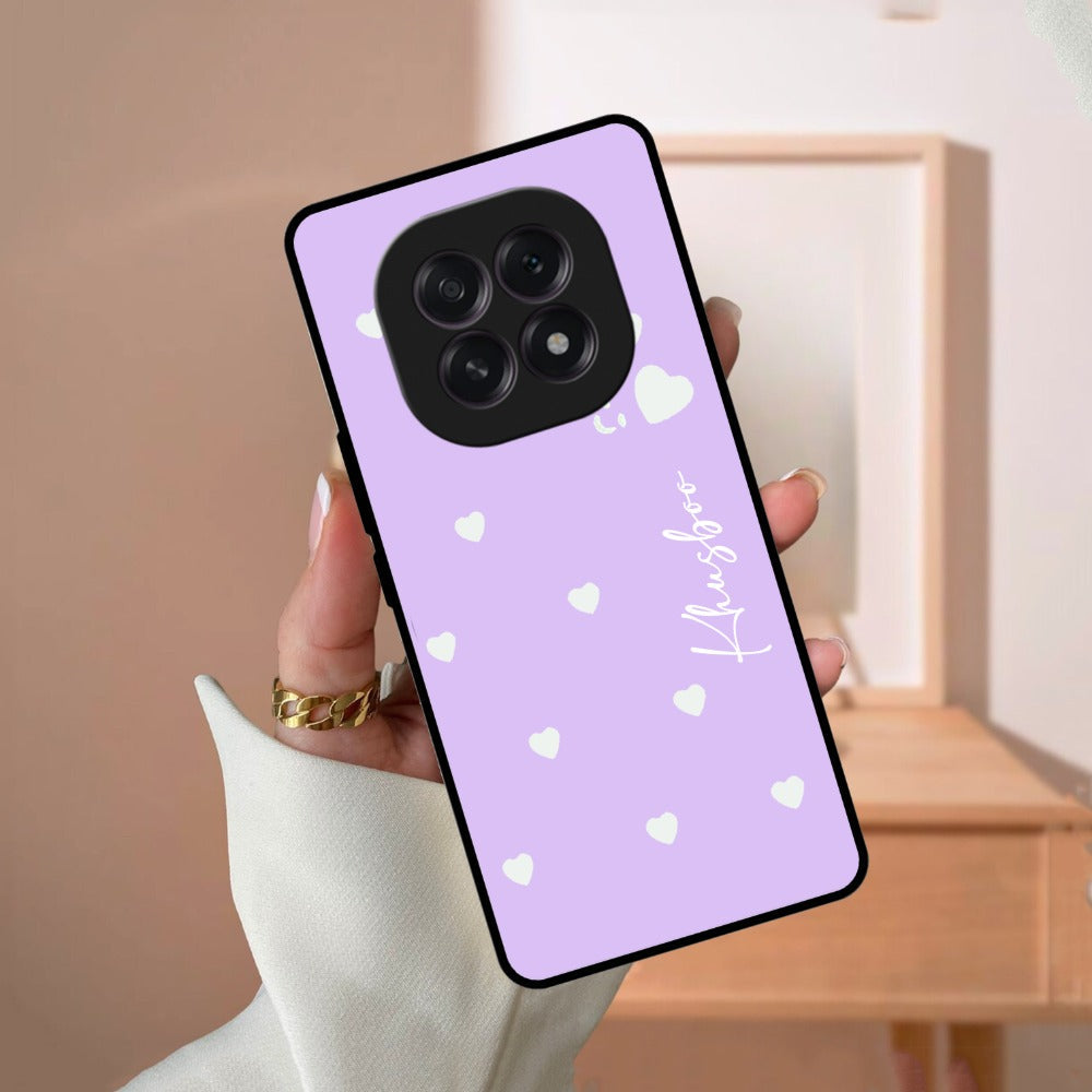 Be Loved Glossy Customized Metal Case Cover Purple For Oppo