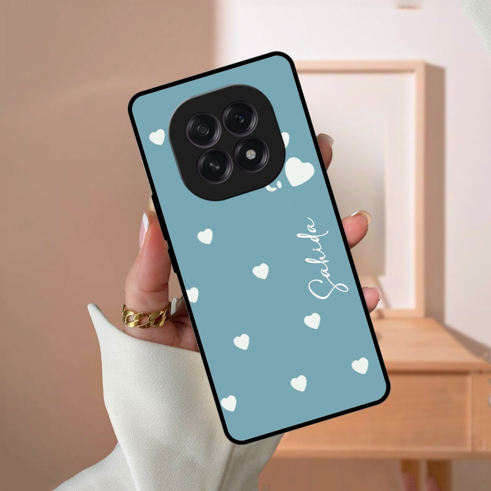 Be Loved Glossy Customized Metal Case Cover Sky Blue For Oppo