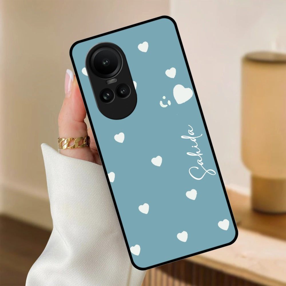 Be Loved Glossy Customized Metal Case Cover Sky Blue For Oppo