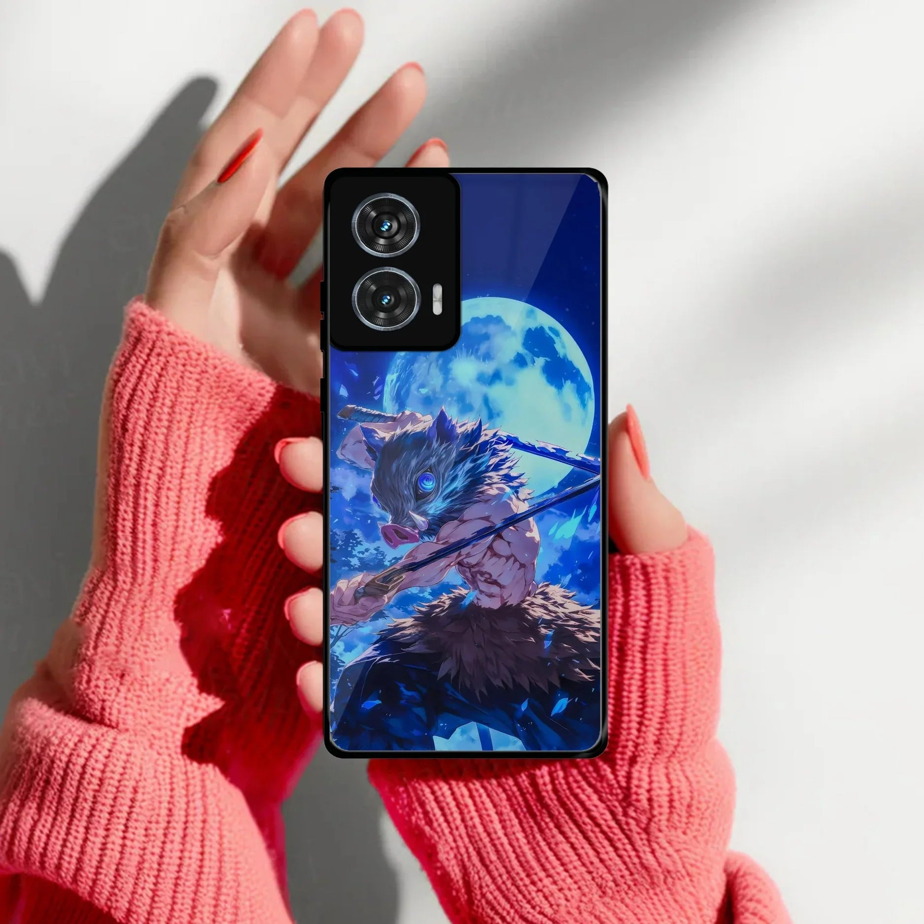 Beast King Glass Case Cover For Motorola - ShopOnCliQ