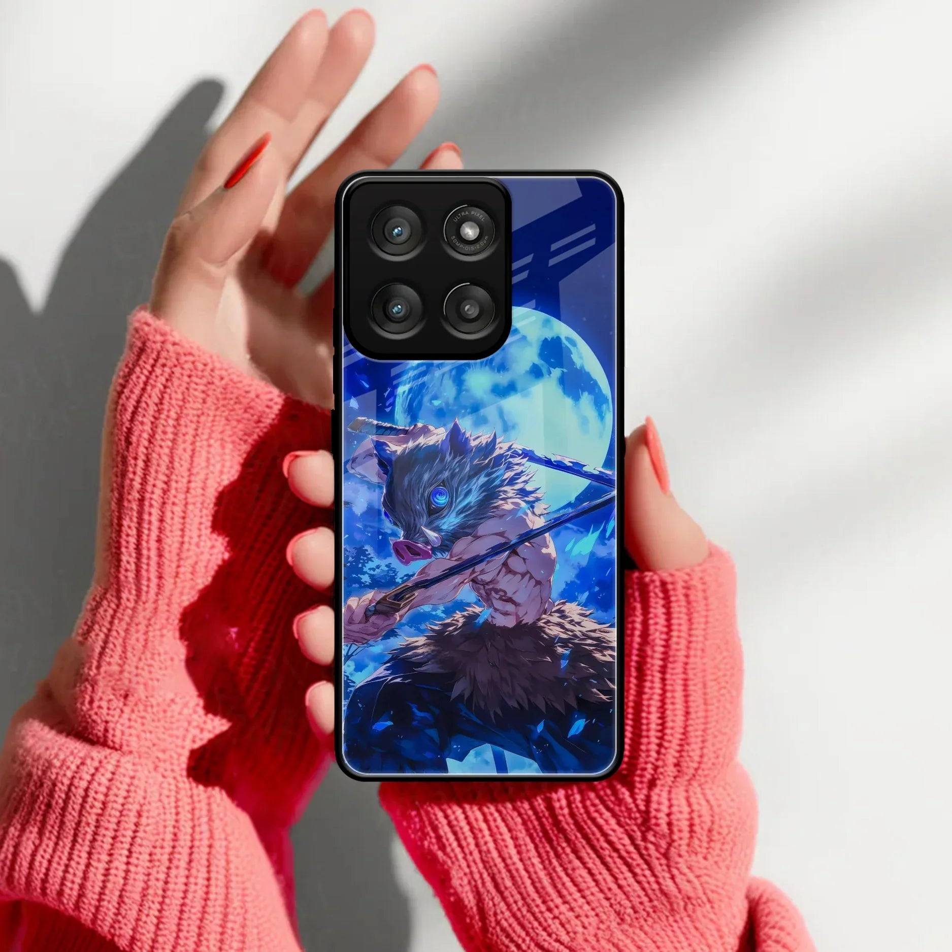 Beast King Glass Case Cover For Motorola - ShopOnCliQ