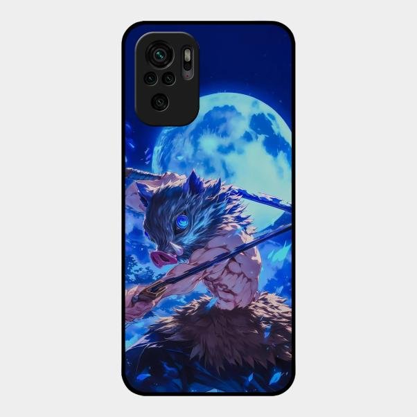 Beast King Glass Case Cover For Redmi Note 10