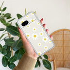 Beautiful Daisy Floral Anti Yellow Case For Google Pixel 8a 5G