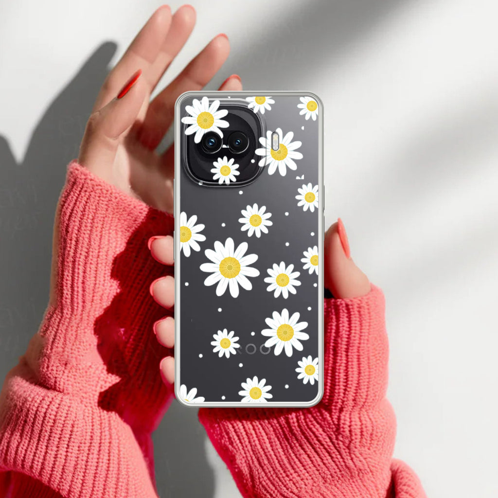 Beautiful Daisy Floral Anti Yellow Case For iQOO 15R 5G