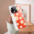 Beautiful Daisy Floral Transparent Silicon Case For iQOO Neo 10 5G