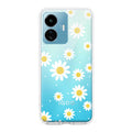 Beautiful Daisy Floral Transparent Silicon Case For iQOO Z6 Lite 5G