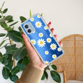 Beautiful Daisy Floral Anti Yellow Case For Motorola G64 5G