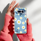 Beautiful Daisy Floral Transparent Silicon Case For Nothing