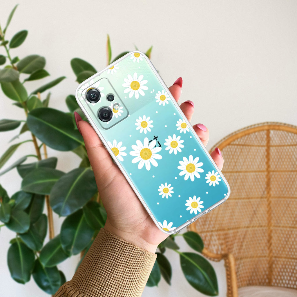 Beautiful Daisy Floral Anti Yellow Case For OnePlus Nord CE 2 Lite