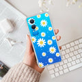 Beautiful Daisy Floral Transparent Silicon Case For OnePlus Nord CE 4 Lite 5G
