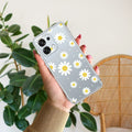 Beautiful Daisy Floral Anti Yellow Case For Oppo F31 5G