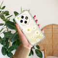 Beautiful Daisy Floral Anti Yellow Case For Oppo F31 Pro 5G
