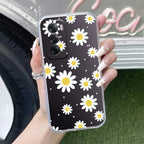 Beautiful Daisy Floral Anti Yellow Case For Oppo Reno 12 Pro 5G