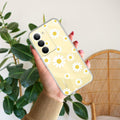 Beautiful Daisy Floral Transparent Silicon Case For Realme 14x 5G