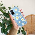 Beautiful Daisy Floral Transparent Silicon Case For Redmi Note 11