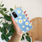 Beautiful Daisy Floral Transparent Silicon Case For Redmi Note 9 Pro / Redmi Note 9 Pro Max / Redmi Note 10 lite