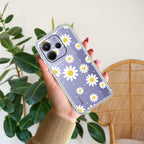 Beautiful Daisy Floral Anti Yellow Case For Redmi Note 14 5G