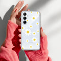 Beautiful Daisy Floral Anti Yellow Case For Samsung Galaxy F56 5G