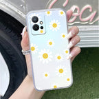 Beautiful Daisy Floral Anti Yellow Case For Vivo T1 5G