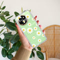 Beautiful Daisy Floral Transparent Silicon Case For Vivo T3X 5G