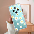 Beautiful Daisy Floral Transparent Silicon Case For Vivo T4 5G