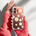 Beautiful Daisy Floral Anti Yellow Case For Vivo V70 Elite 5G