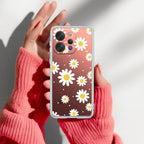 Beautiful Daisy Floral Anti Yellow Case For Vivo V70 Elite 5G
