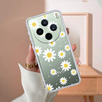 Beautiful Daisy Floral Anti Yellow Case For Vivo X200T 5G